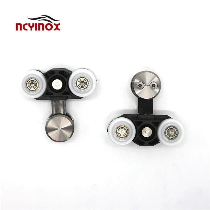Sliding Wheel Systems Tempered Glass Sliding Door Hanger Roller Hanging Wheels Door Roller Wheel