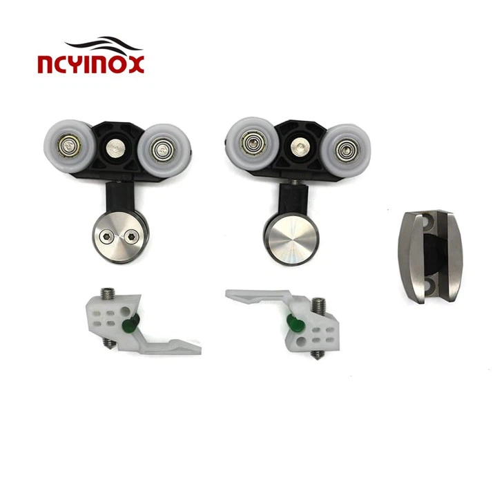 Sliding Wheel Systems Tempered Glass Sliding Door Hanger Roller Hanging Wheels Door Roller Wheel